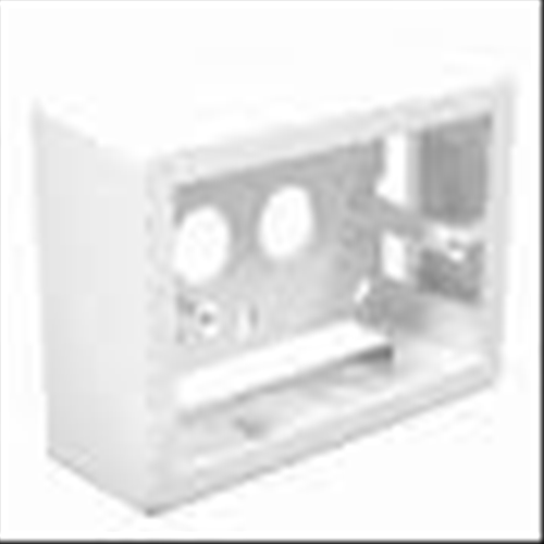 SCATOLA ESTERNA MONOBLOCCO PORTAFRUTTI 3 MODULI BIANCA 503 PER CANALA