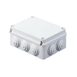 SCATOLA DI DERIVAZIONE STAGNO IP55 240 X 190 CON PASSACAVI IP55 COPERCHIO CON VITI
