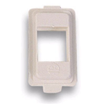 ADATTATORE PER PRESE RJ11 - RJ45 SERIE  BTICINO MAGIC INTERNO BIANCO COMPATIBILE PRESE KEYSTONE