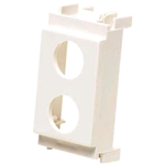 TAPPO ADATTATORE PRESE TV/SAT 2 FORI TICINO LIVING INTERNATIONAL EMME ESSE