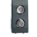 PRESA DOPPIA SAT+TERRESTRE TICINO MATIX  DA UTILIZZARE CON ACCESSORIO DMPS