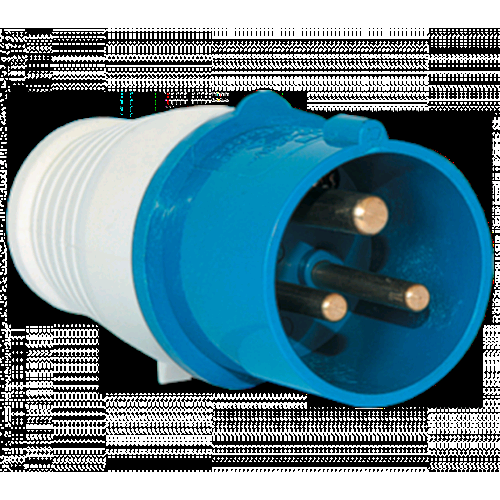 SPINA CEE 1P+N+T 230 AZZURRA INDUSTRIALE 16A IP44 