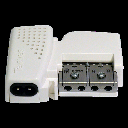 Alimentatore per antenna TV da Interno 12V (200mA) 02 Uscite