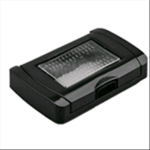 Placca Idrobox IP55 3P Nero/Int-Lgt S8003N Compatibile con serie Living International/Light.