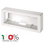 SCATOLA ESTERNA MONOBLOCCO PORTAFRUTTI 6 MODULI BIANCA 506 PER CANALA