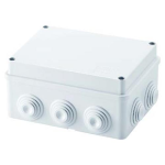 SCATOLA DI DERIVAZIONE STAGNO IP55 150 X 110 CON PASSACAVI IP55 COPERCHIO CON VITI