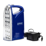 Lampada di Emergenza Portatile Ricaricabile 21 LED , 250lm super luminosa. Con caricatore esterno: più sicura. Leggera e compatta