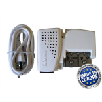 Amplificatore Antenna DTT da Interno  PICOKOM VHF 10DB /UHF 20DB  2 Uscite Autoregolabile con Telealimentazione  Nuovo modello con Filtro LTE SOST. 560542