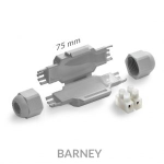 Giunto Muffola per Due Cavi 2 Poli 2,5mm Cavo Esterno minimo 6mm Max 10mm LITTLE JOINT L mini giunto IP68/IP69K, preriempiti in gel, completi di connettore, adatti a ogni tipo di installazione, anche alle più estreme.