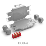 Giunto Muffola Derivazione per Quattro Cavi 3 Poli 4mm Cavo Esterno minimo 8mm Max 13mm FRED Y  LITTLE JOINT X IP68/IP69K, preriempiti in gel, completi di connettore, adatti a ogni tipo di installazione, anche alle più estreme.