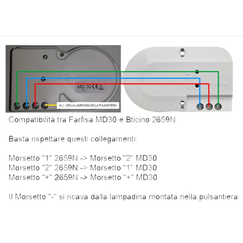 Modulo fonico Portiere elettrico - MD30 Universale Compatibile Urmet Terraneo Comelit Bitron