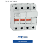 PORTAFUSIBILE MODULARE SWICH DISCONNECTOR 3NRT18-32x, 4POLI , 32A 4 MODULI