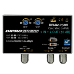 *Amplificatore da palo 1 Ingresso Log VHF-UHF per amplificare segnali provenienti da 1 antenna TV 2 Uscite Guadagno 30 dB Regolabile FILTRO LTE/4-5G