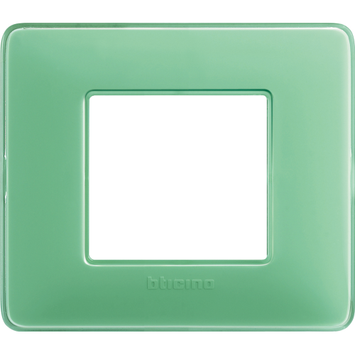 PLACCA MATIX 2P VERDE TICINO MATIX AM4802CVC placca 2 moduli - colore te verde - materiale tecnopolimero