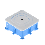 SCATOLA DA INCASSO PER PRESA TELEFONICA SIP TELECOM COPERCHIO AVORIO 68x68x30