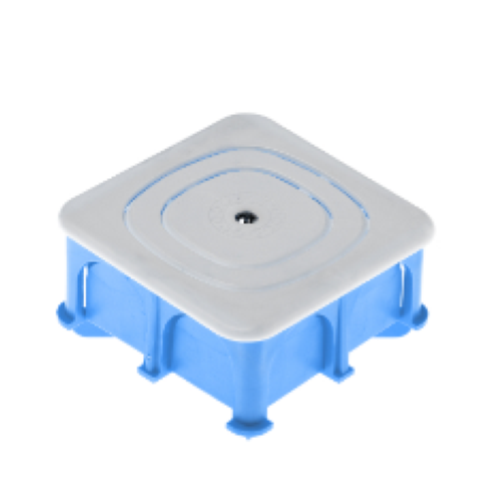 SCATOLA DA INCASSO PER PRESA TELEFONICA SIP TELECOM COPERCHIO AVORIO 68x68x30