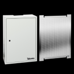 ARMADIO METALLICO IN ACCIAIO ZINCATO VERNICIATO PER CENTRALINI ANTENNE 40x60x20