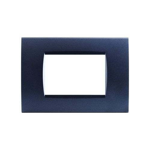 Placca Tecnopolimero Art 8003-10 3P Blu Navy Compatibile con serie Living International/Light