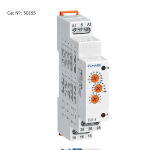 TEMPORIZZATORE MULTIFUNZIONE per quadri elettrici DIN 12-240V ELR-4