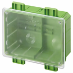 Cassetta di derivazione per Cartongesso da incasso IP40 con coperchio trasparente Dimensioni: 196x152x75mm GW48126PM