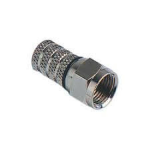 Connettore Spina F a Vite ad Avvitamento per  CAVI 6,6MM (RG6) STD Confezione 04 Pezzi