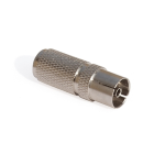 Presa coassiale per TV Ø9,5mm - ad avvitare - TWIST ON adatta per cavo ø6,7mm completamente schermata