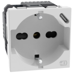 Presa standard Italia P40 con caricatore USB integrato BTICINO MATIX GO 