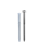 Tasselli in nylon prolungato NC-PS TEF 10x120 vite TEF 7x125 Blister 4 pz 