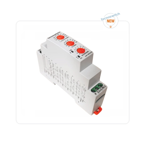 TEMPORIZZATORE MULTIFUNZIONE per quadri elettrici DIN 12-240V 