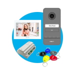 Kit videocitofonico 2 Fili Monofamiliare Espandibile a Quadrifamiliare BPT XTS7+LHS PLUS